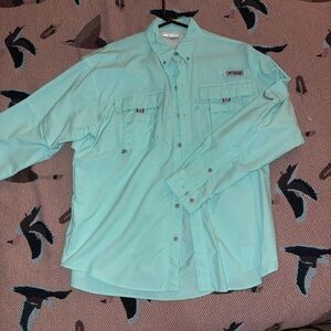 Columbia Aqua Long Sleeve Shirt